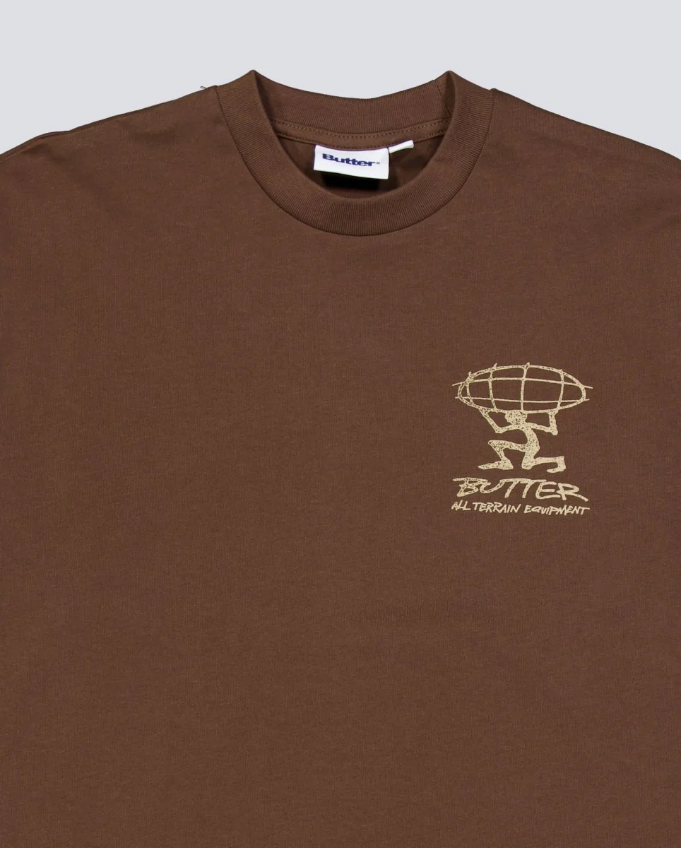 Camiseta Butter Goods Terrain Marrón Unisex - Image 4