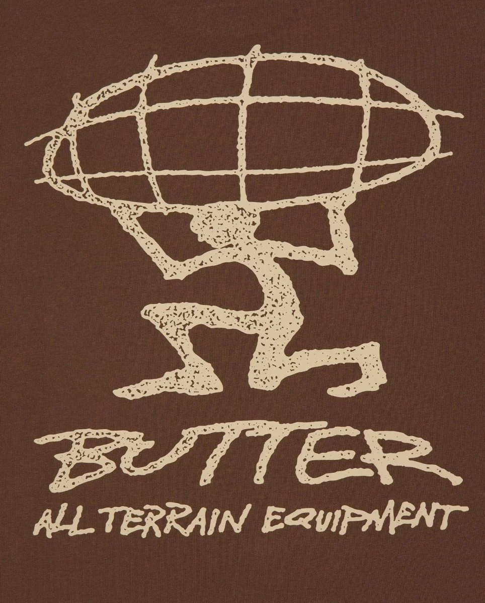 Camiseta Butter Goods Terrain Marrón Unisex - Image 6
