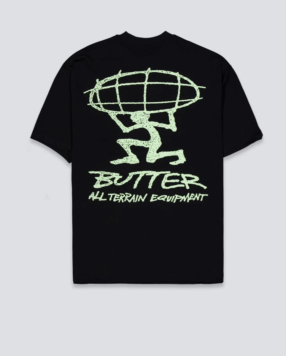 Camiseta Butter Goods Terrain Negra Unisex - Image 3
