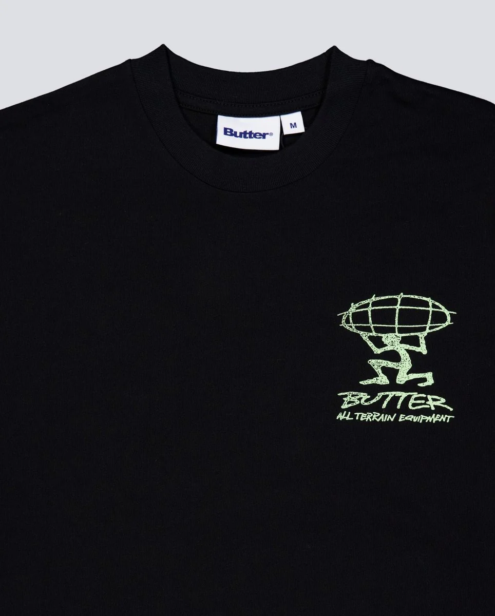 Camiseta Butter Goods Terrain Negra Unisex - Image 5