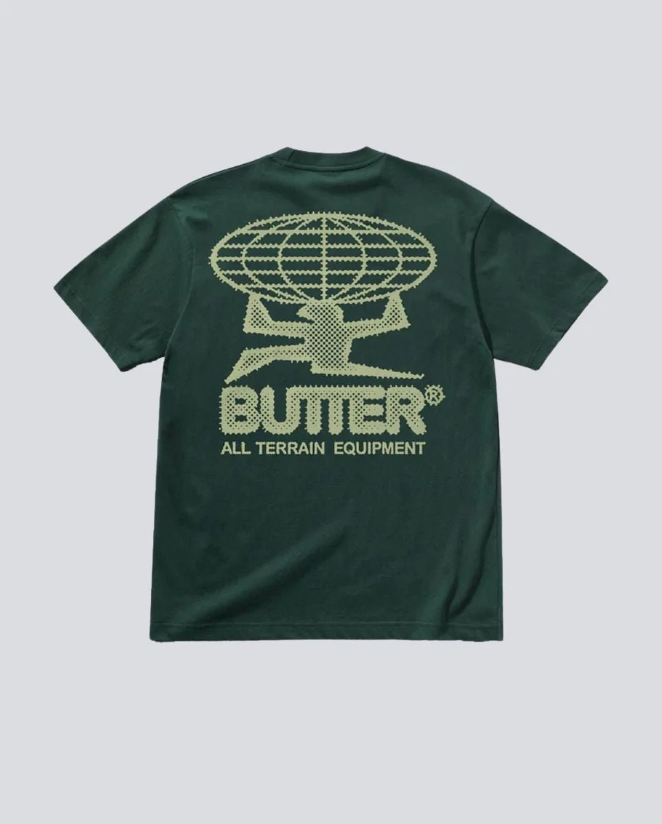 Camiseta Butter Goods Terrain Verde Unisex