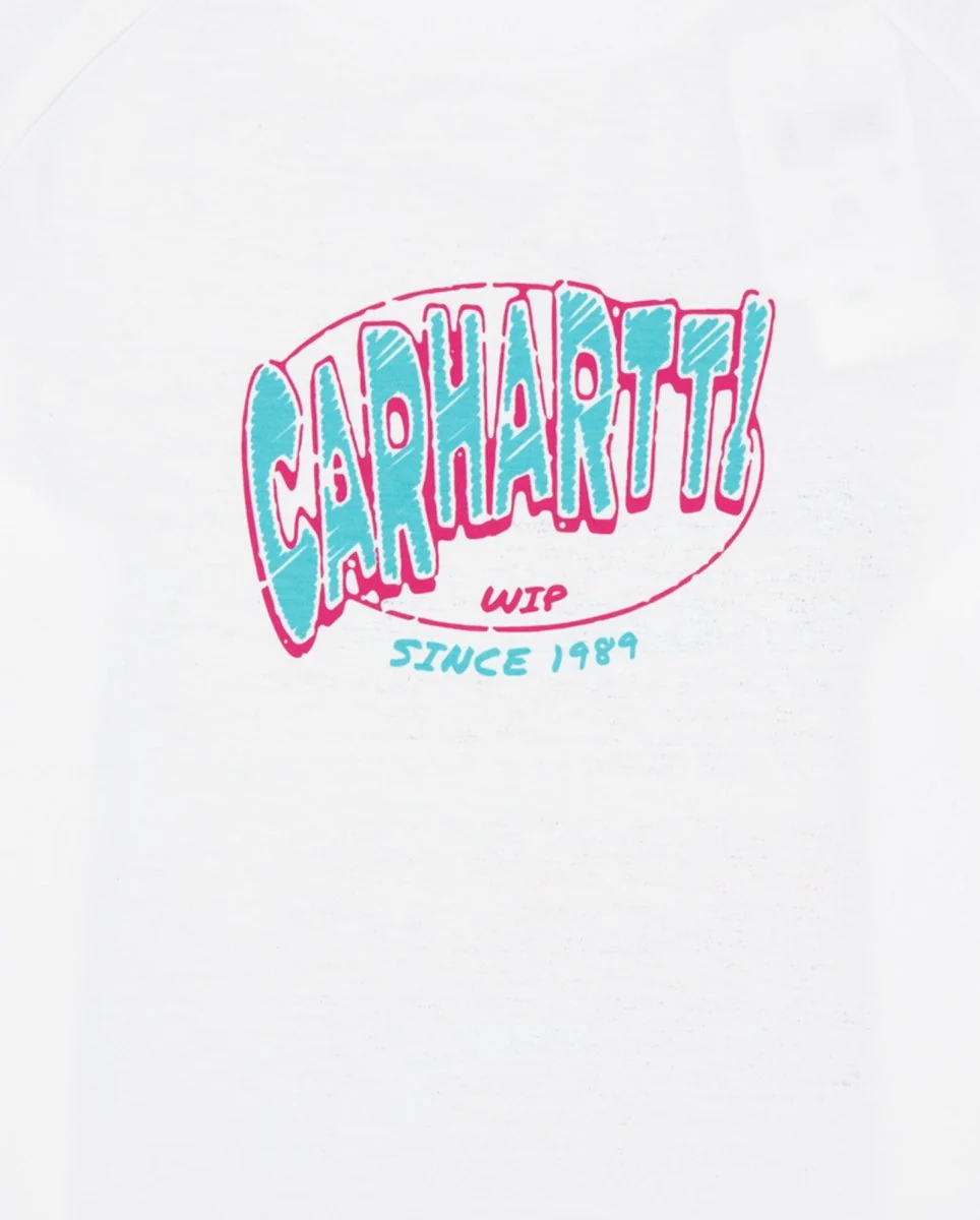Camiseta Carhartt Hot Script Blanco Mujer - Image 2