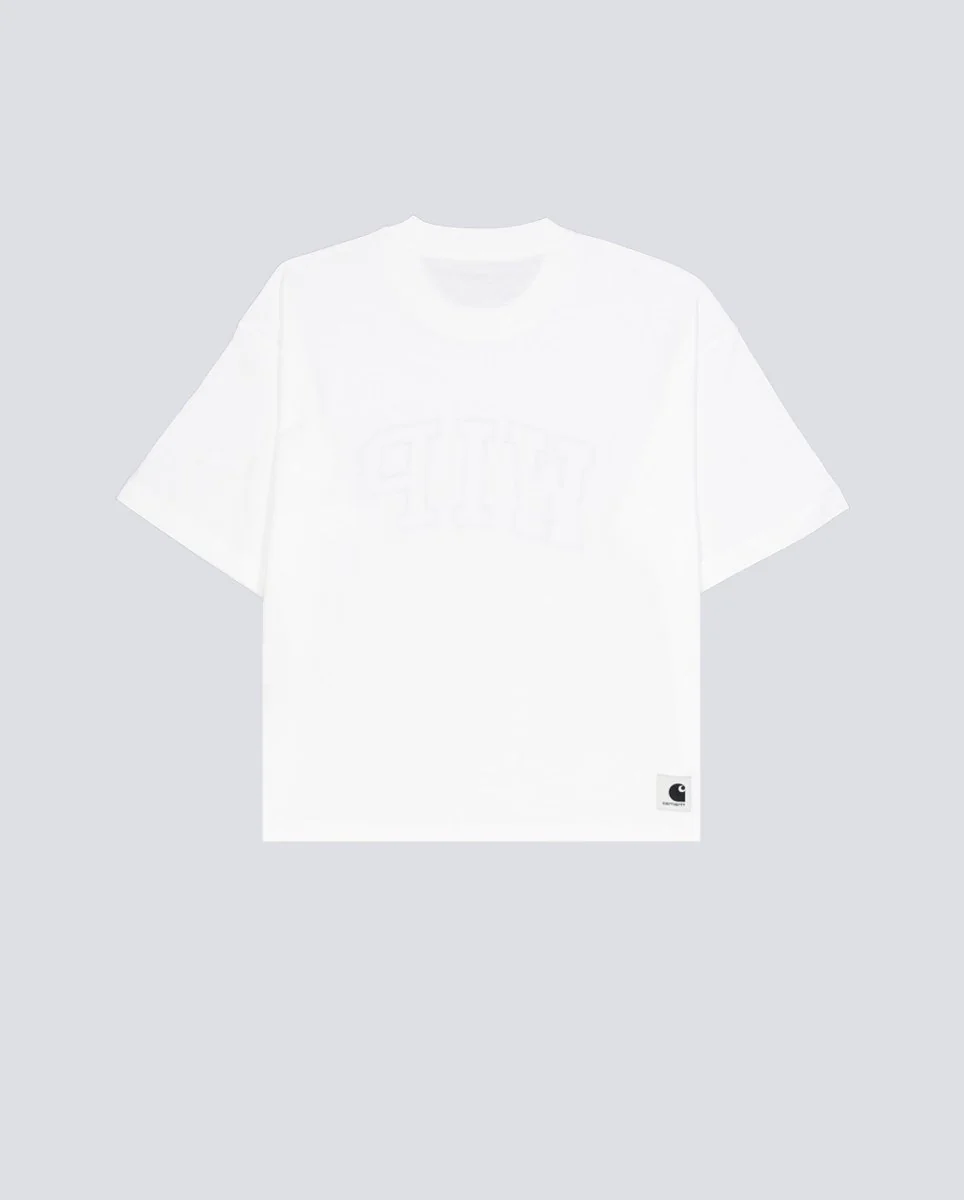 Camiseta Carhartt WIP Blanco Mujer - Image 3