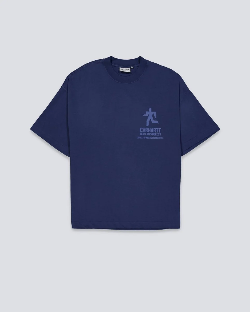 Camiseta Carhartt WIP Distance Azul Unisex