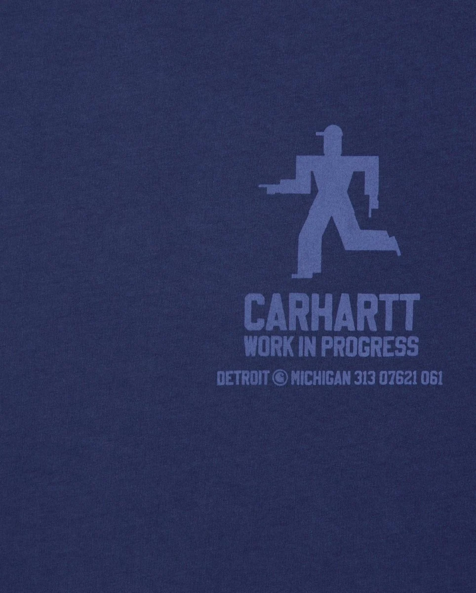 Camiseta Carhartt WIP Distance Azul Unisex - Image 2