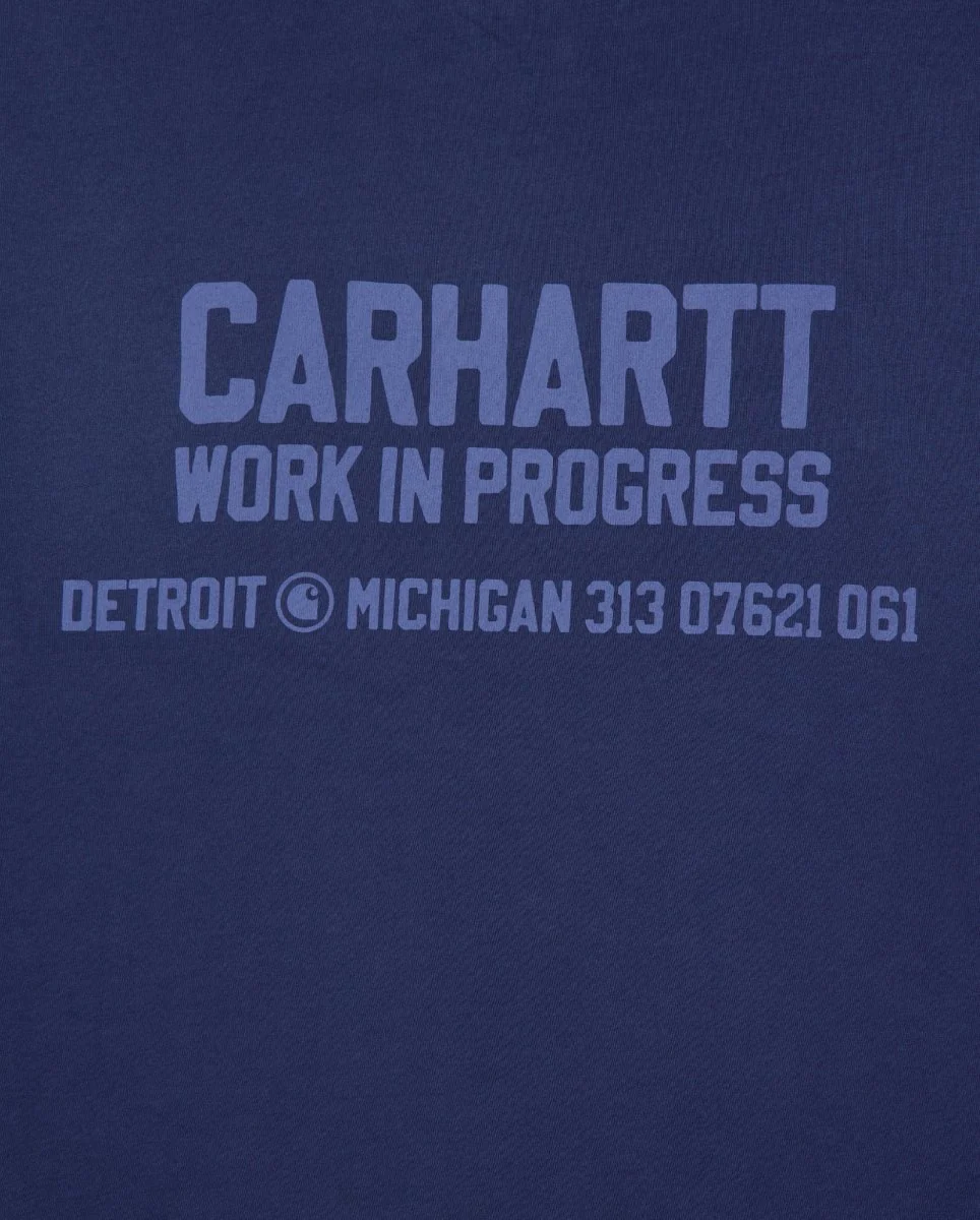 Camiseta Carhartt WIP Distance Azul Unisex - Image 4