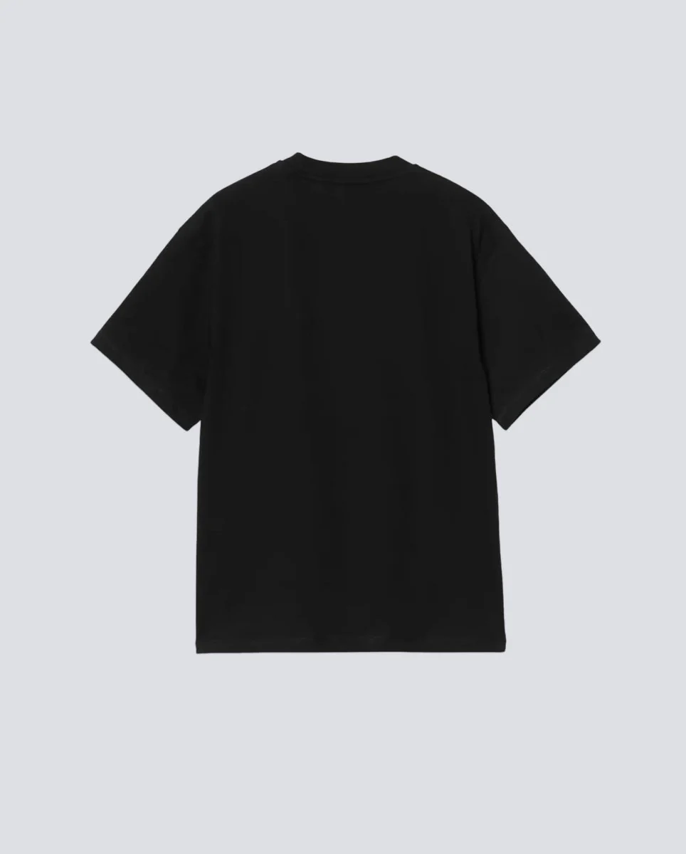 Camiseta Carhartt WIP Heart Patch Negra Unisex - Image 2