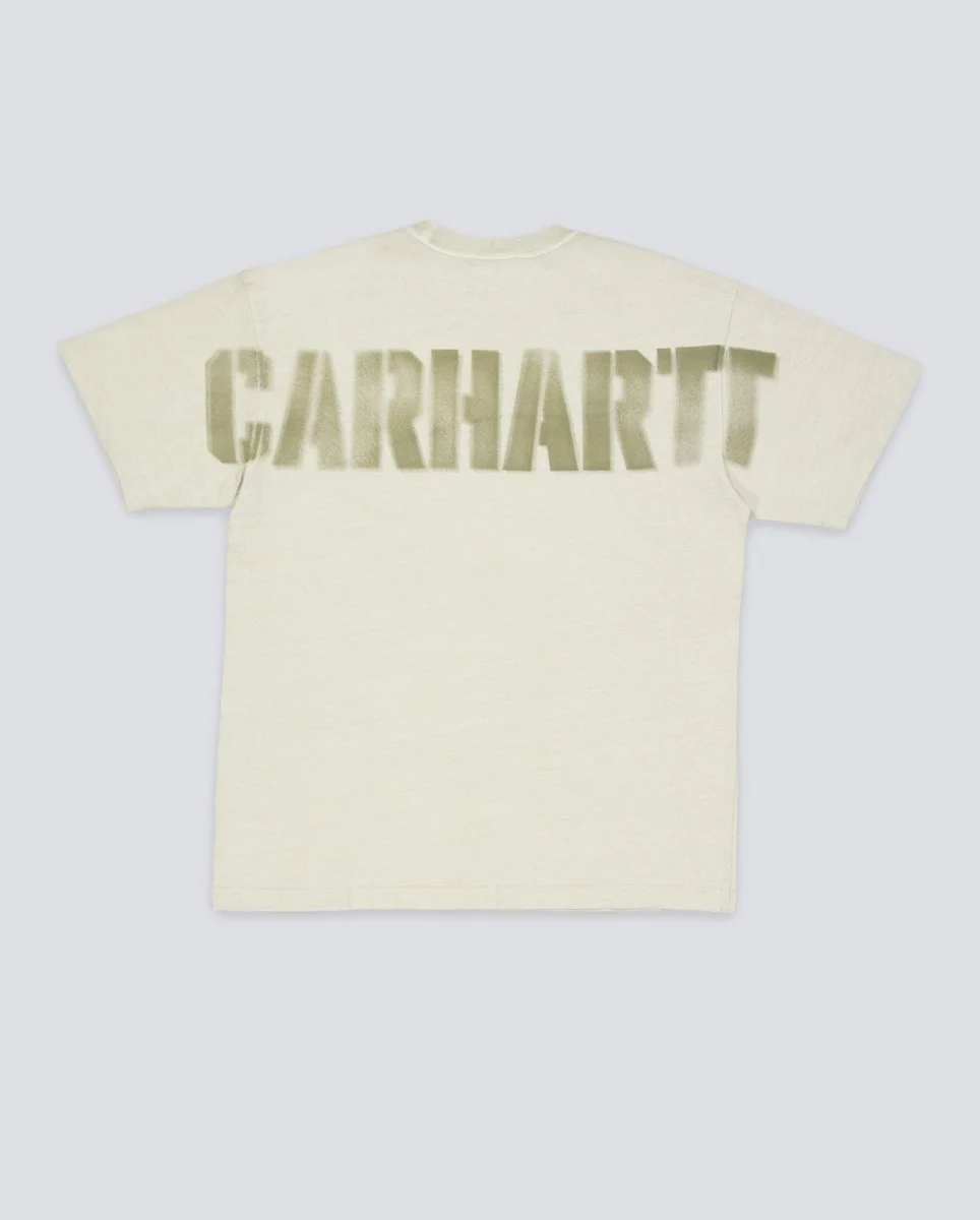 Camiseta Carhartt WIP RGGD Beige Unisex - Image 2