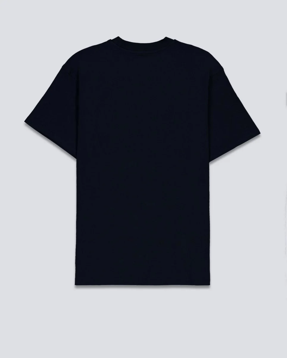 Camiseta Carhartt WIP American Script T-Shirt Azul Oscuro Unisex - Image 3