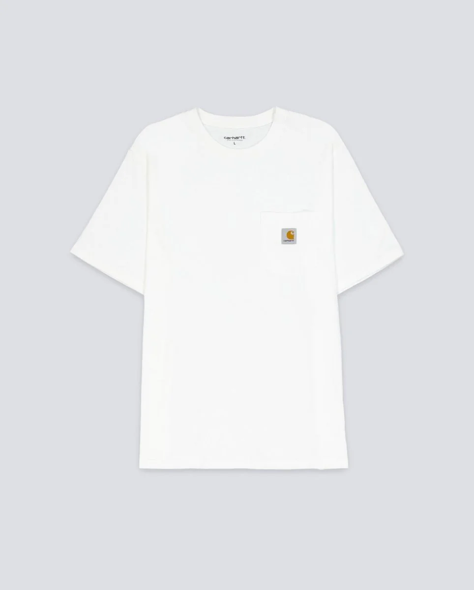 Camiseta Carhartt WIP S/S Pocket Blanco Unisex
