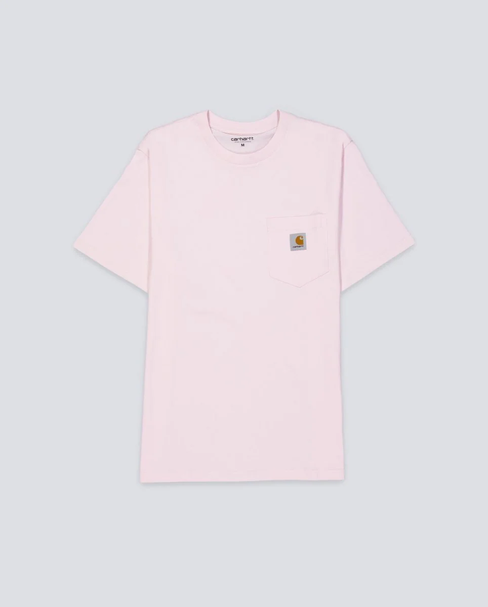 Camiseta Carhartt WIP S/S Pocket Rosa Unisex