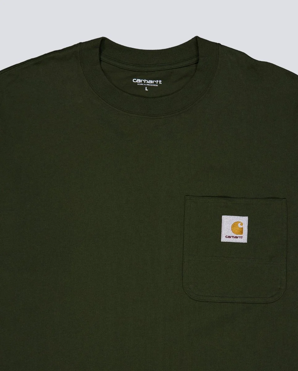 Camiseta Carhartt WIP S/S Work Verde Hombre - Image 3