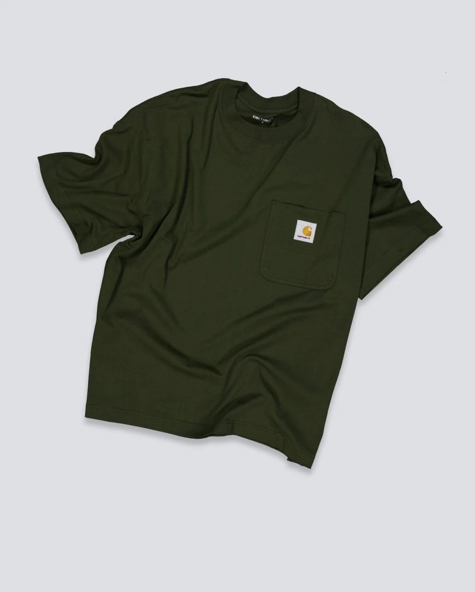 Camiseta Carhartt WIP S/S Work Verde Hombre - Image 6