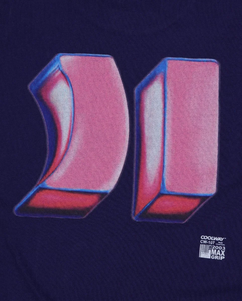 Camiseta Coolway Dual Azul Unisex - Image 2