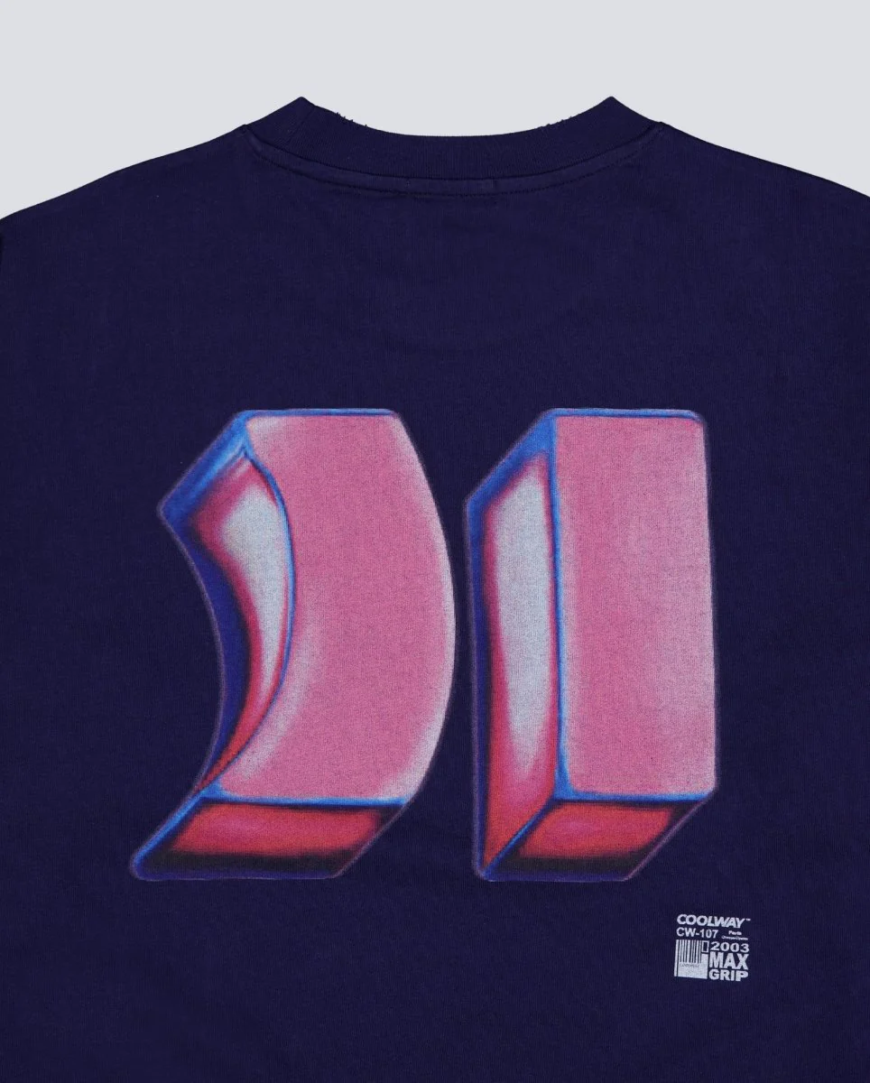 Camiseta Coolway Dual Azul Unisex - Image 3