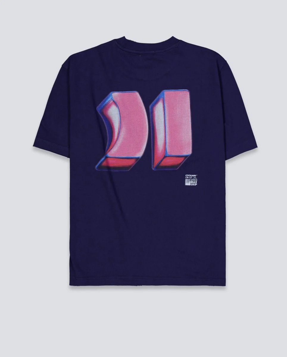 Camiseta Coolway Dual Azul Unisex - Image 6