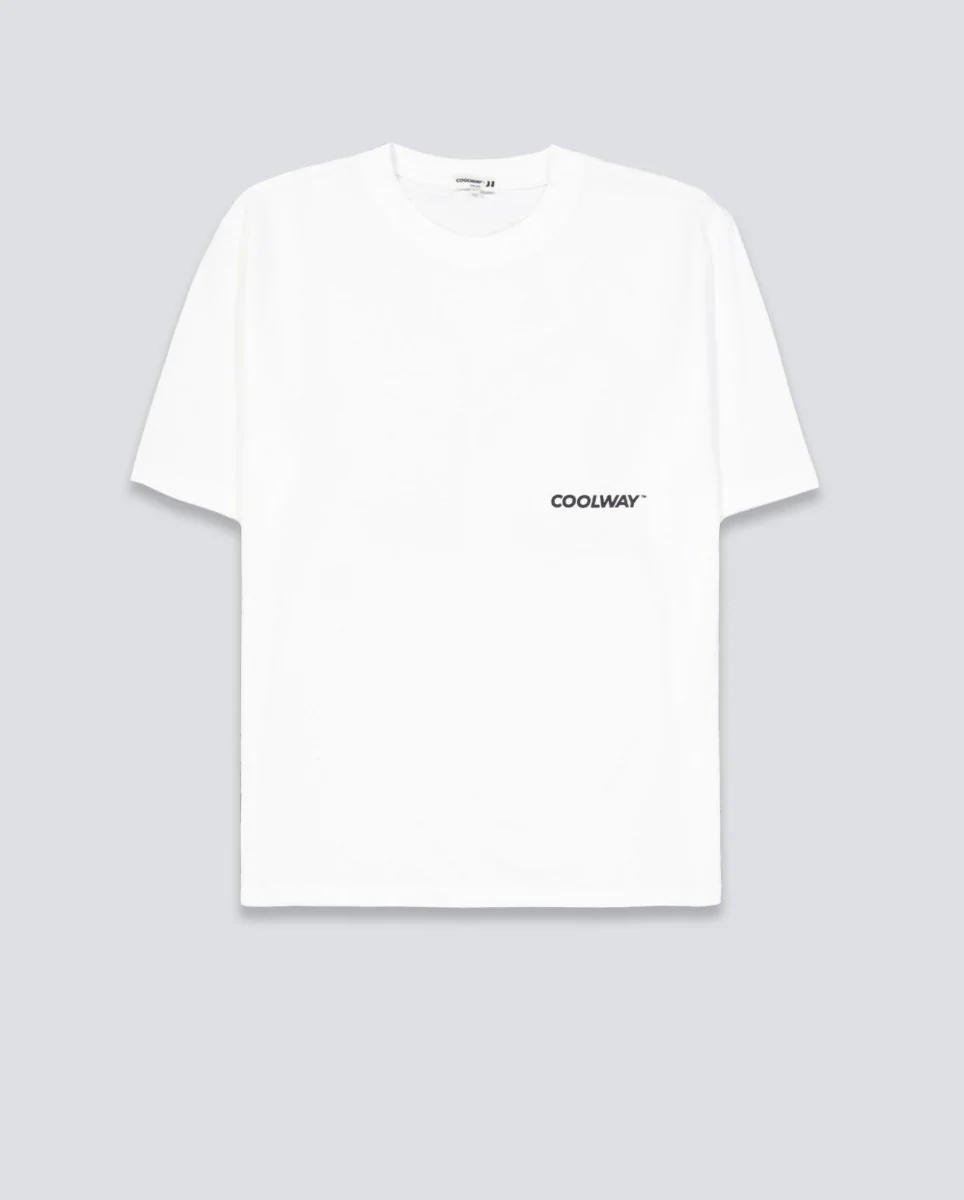 Camiseta Coolway Dual Blanco Unisex - Image 3