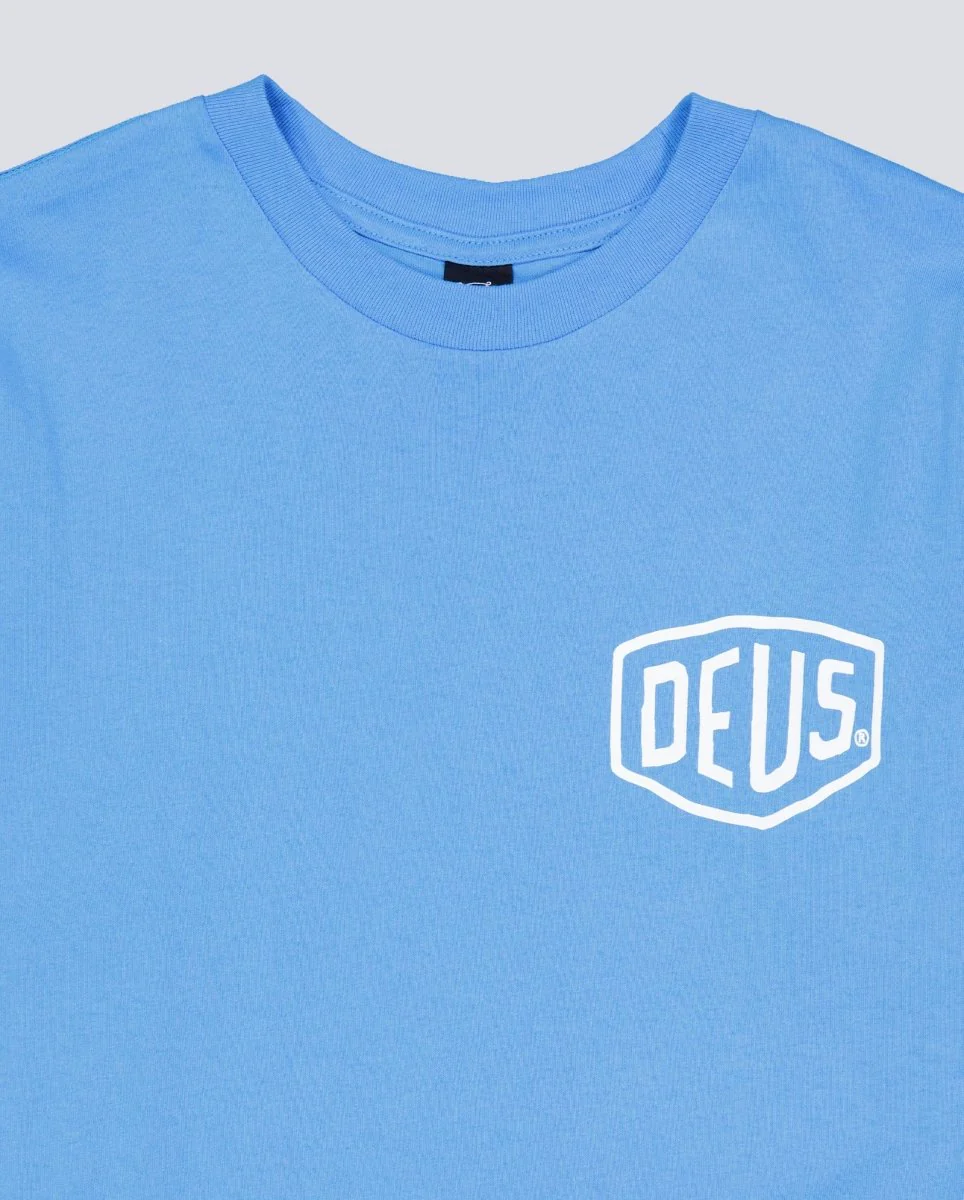 Camiseta Deus Biarritz Address Azul Unisex - Image 4