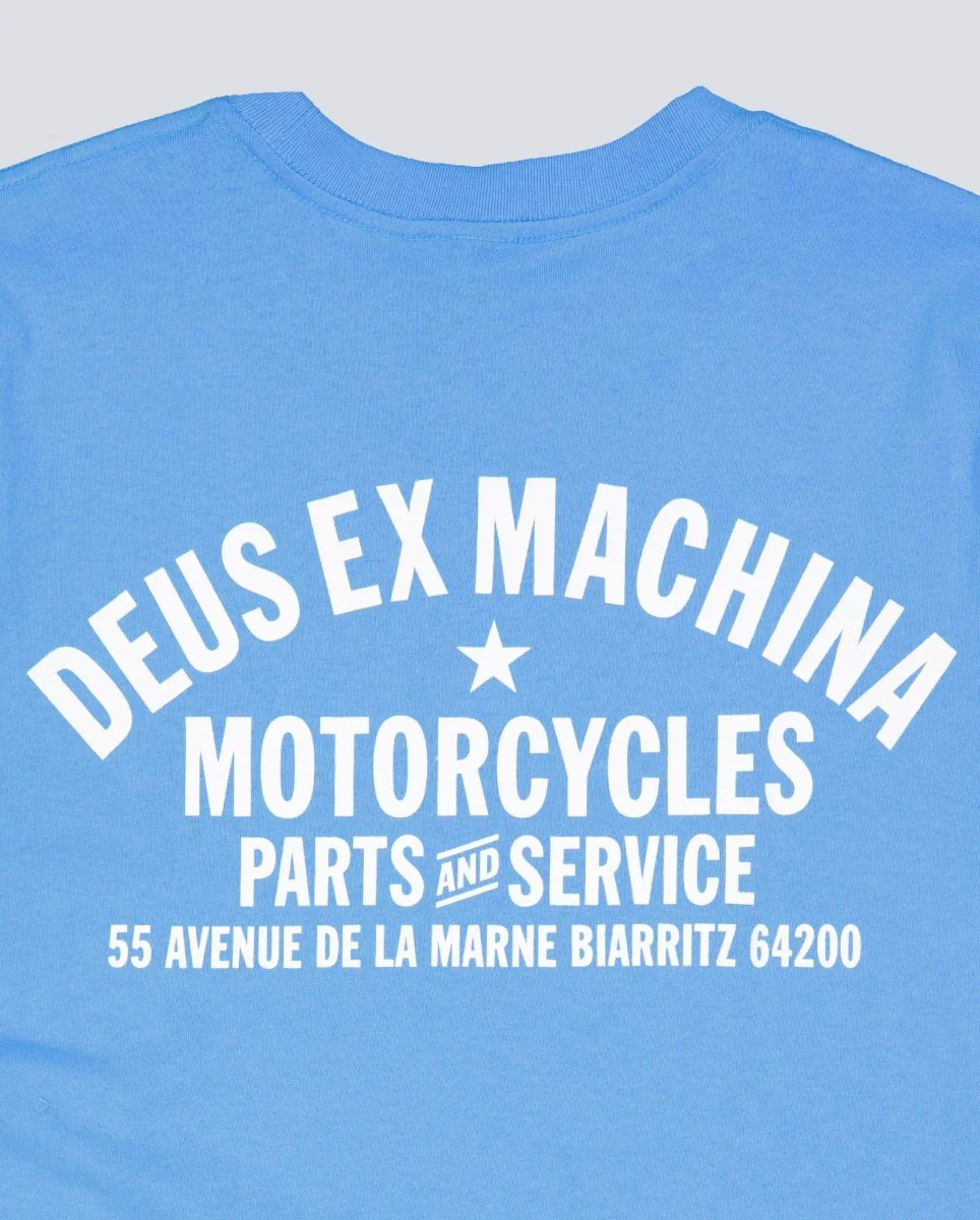 Camiseta Deus Biarritz Address Azul Unisex - Image 5
