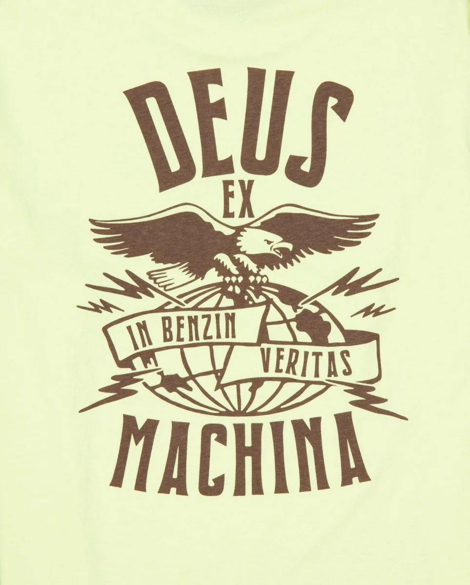 Camiseta Deus Claw-Some Whizz Amarilla Unisex - Image 4