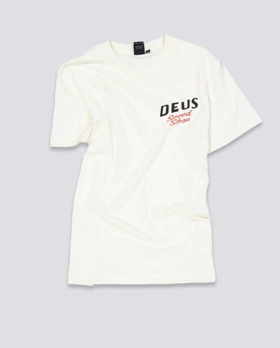 Camiseta Deus Dogleg Blanco Unisex - Image 2