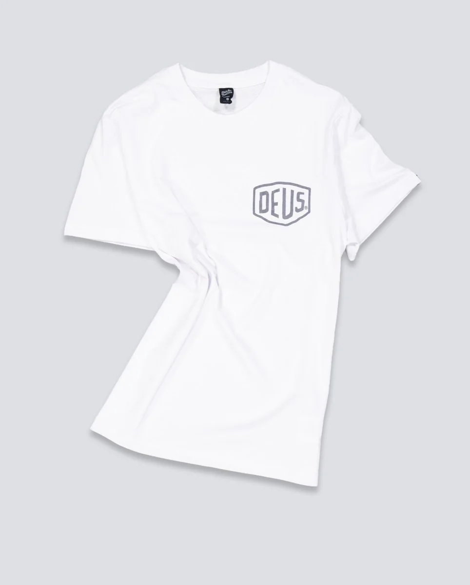 Camiseta Deus Venice Address Blanca Unisex