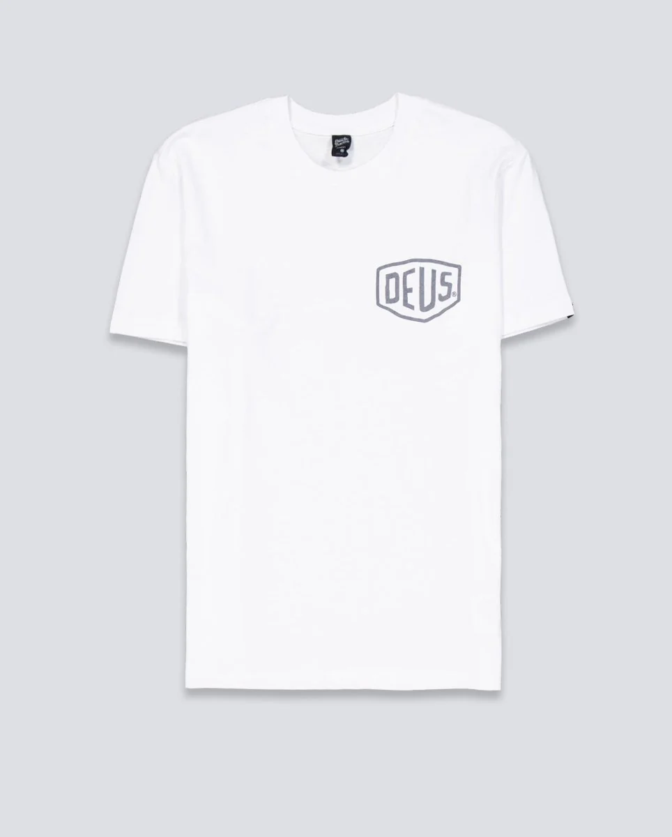 Camiseta Deus Venice Address Blanca Unisex - Image 2