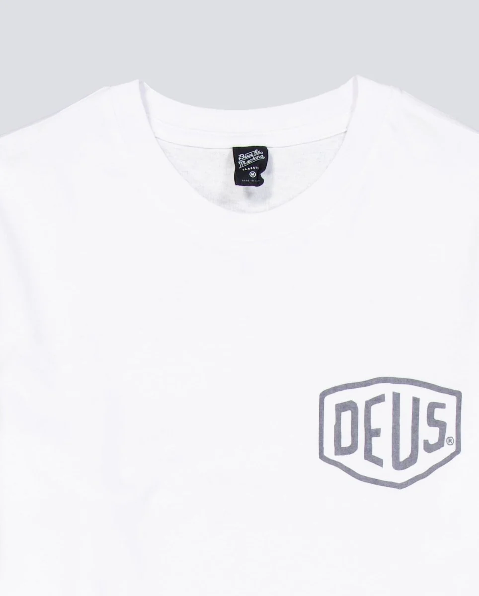 Camiseta Deus Venice Address Blanca Unisex - Image 4
