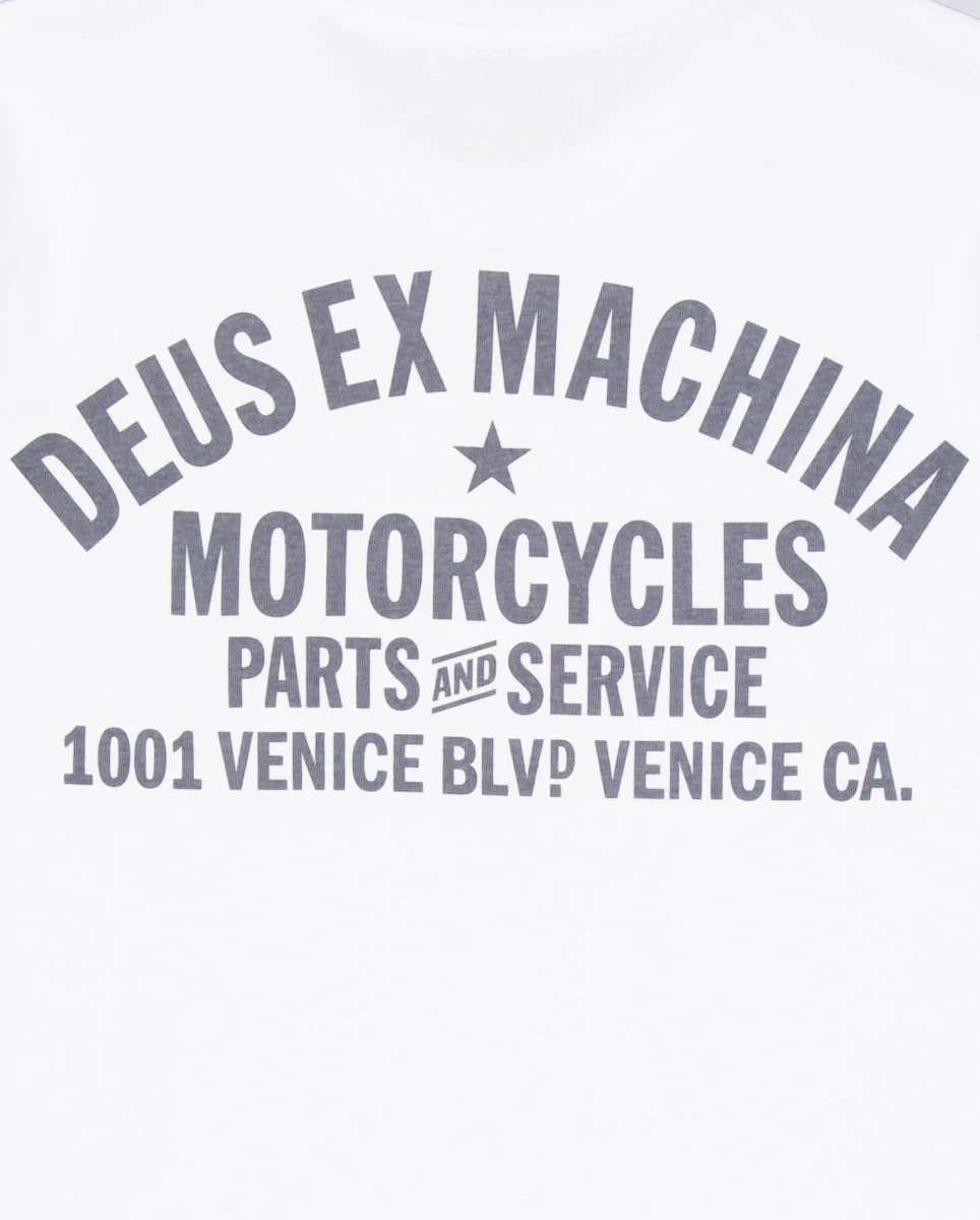 Camiseta Deus Venice Address Blanca Unisex - Image 5