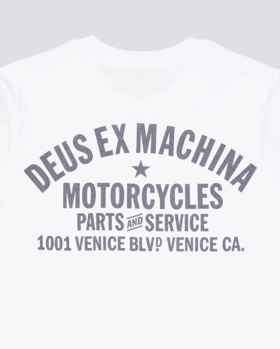 Camiseta Deus Venice Address Blanca Unisex - Image 6