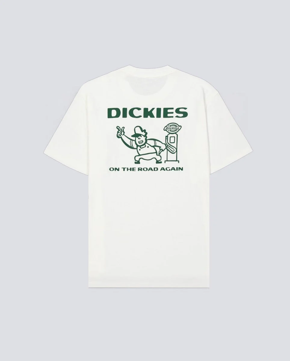 Camiseta Dickies Burns Beige Hombre - Image 3