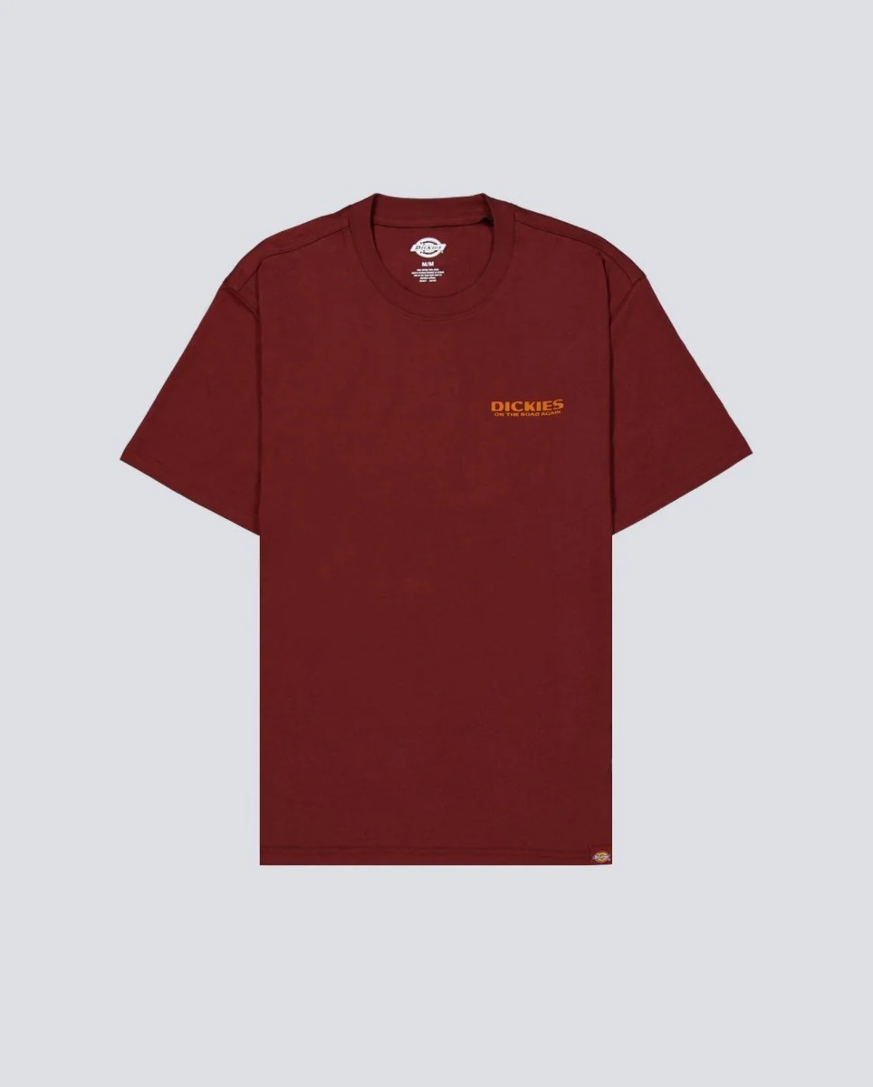 Camiseta Dickies Burns Granate Hombre