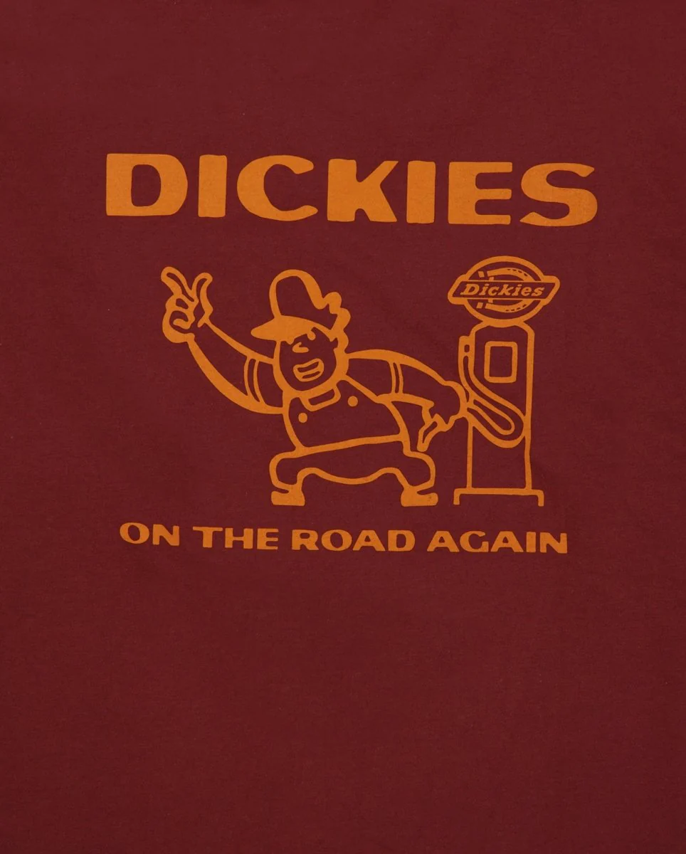 Camiseta Dickies Burns Granate Hombre - Image 4