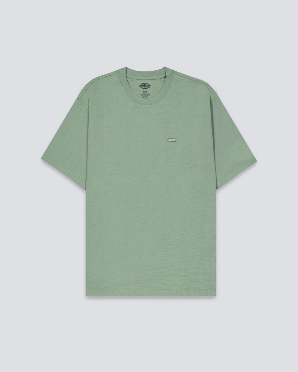 Camiseta Dickies Clancy Heavyweight Verde Hombre