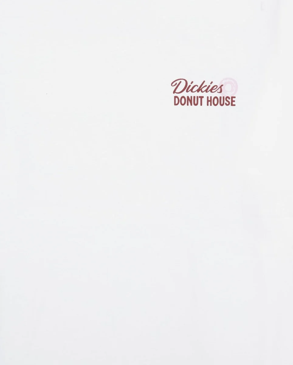 Camiseta Dickies Donut House Blanco Hombre - Image 2