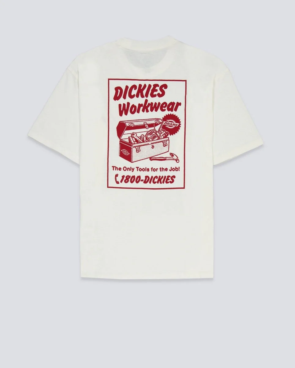 Camiseta Dickies Dry Dry Ridge Beige Unisex - Image 2