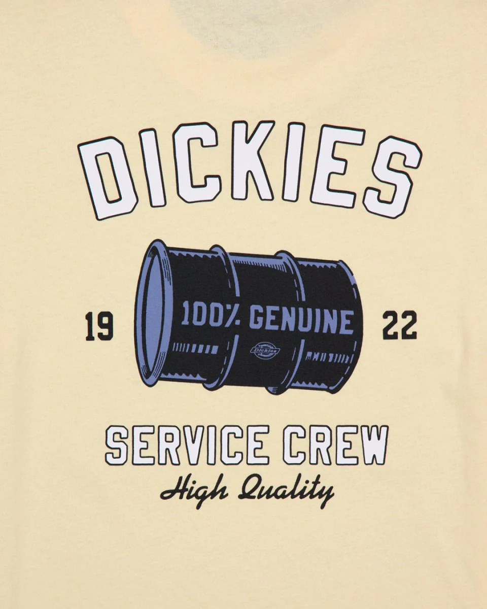 Camiseta Dickies Service Crew Amarillo Unisex - Image 3