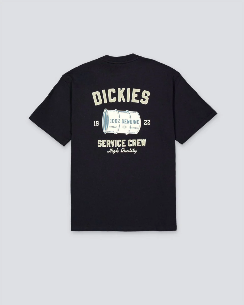 Camiseta Dickies Service Crew Negro Hombre - Image 2