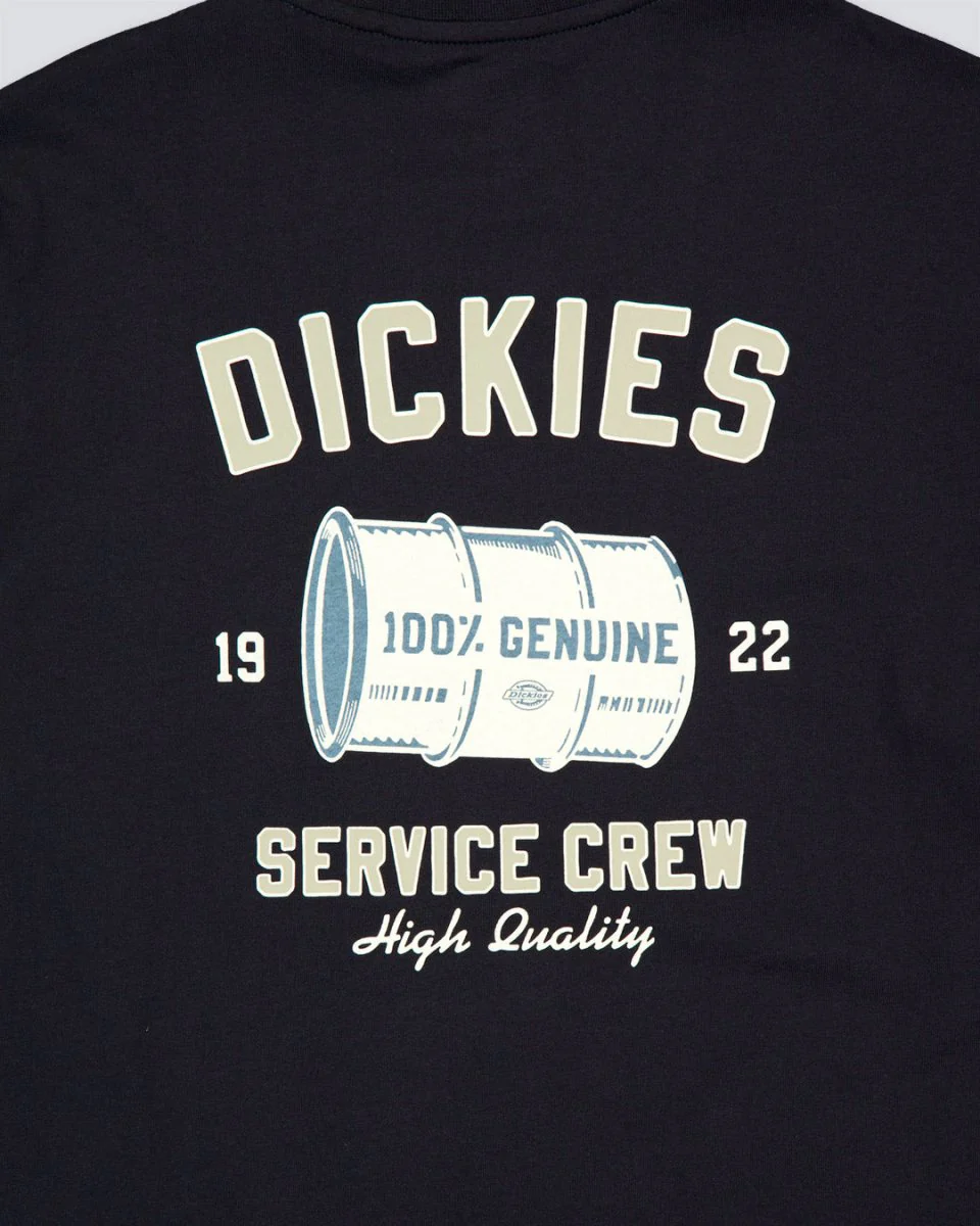 Camiseta Dickies Service Crew Negro Hombre - Image 3