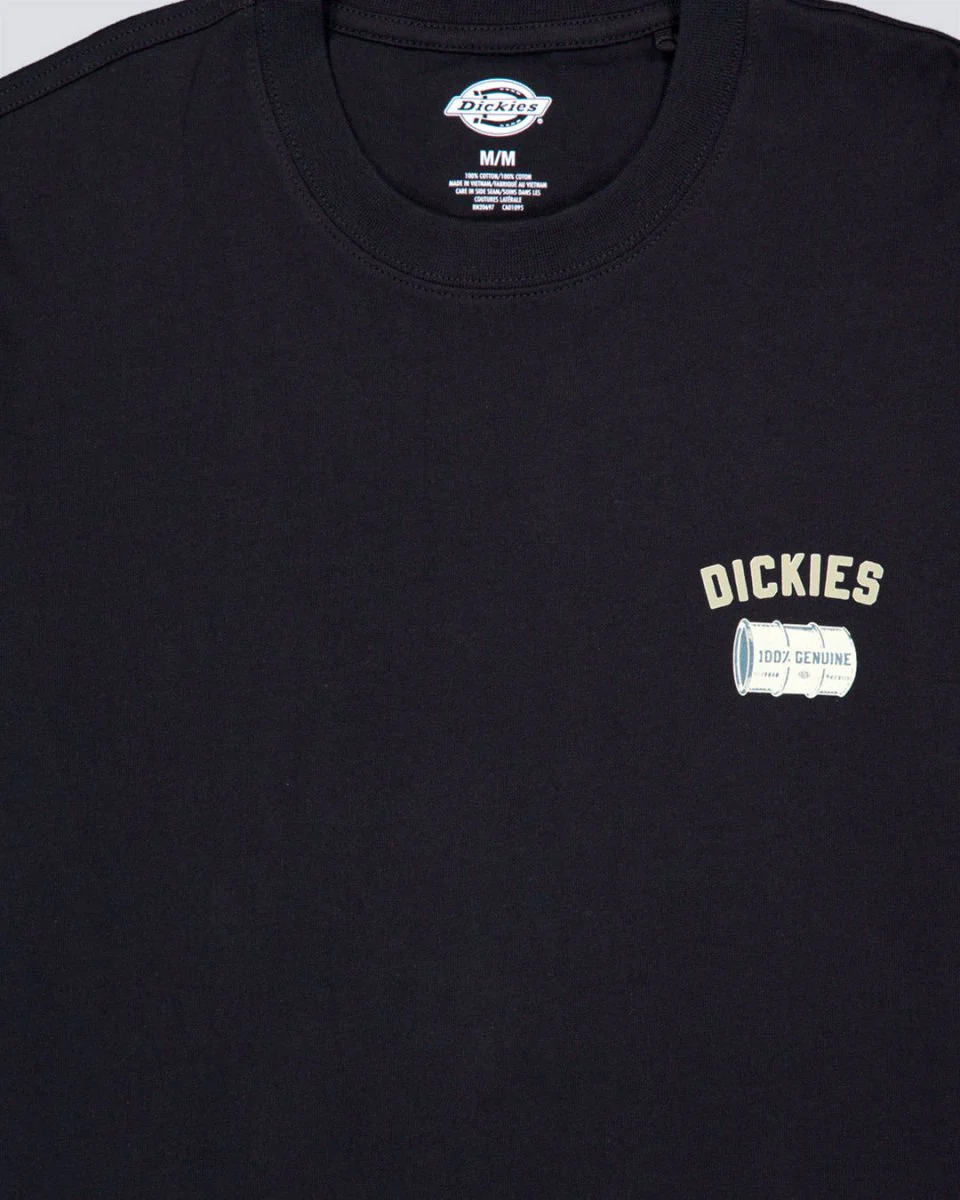 Camiseta Dickies Service Crew Negro Hombre - Image 4