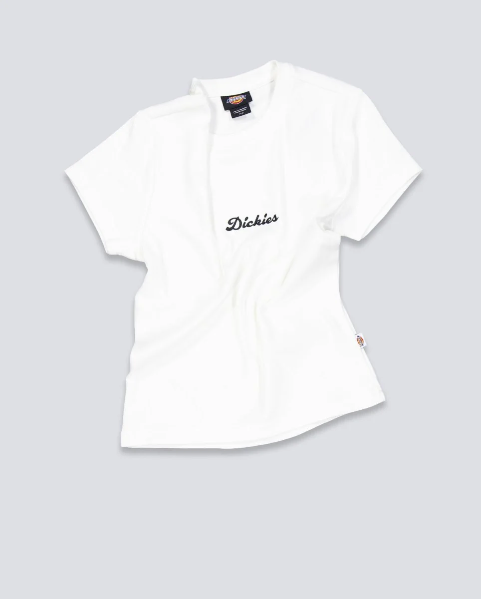 Camiseta Dickies Wellsville Blanco Mujer - Image 2