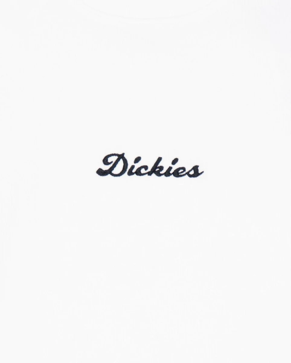 Camiseta Dickies Wellsville Blanco Mujer - Image 3