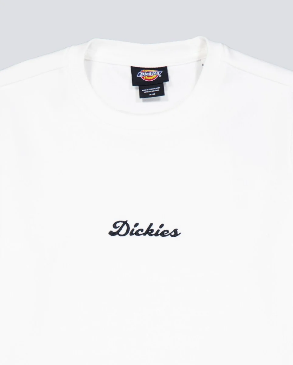 Camiseta Dickies Wellsville Blanco Mujer - Image 5