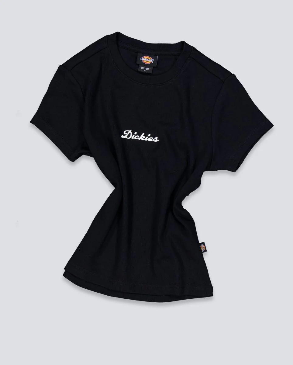 Camiseta Dickies Wellsville Negro Mujer - Image 2