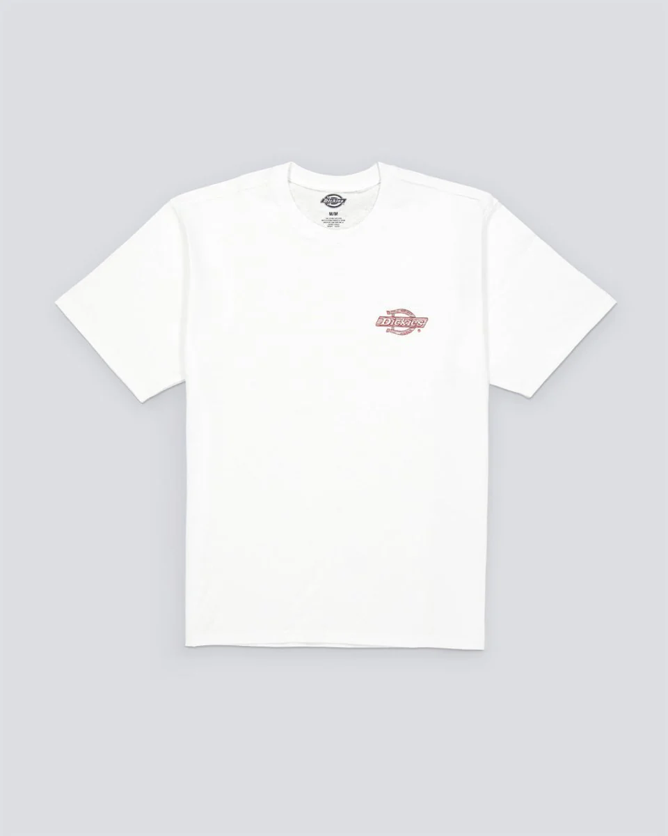 Camiseta Dickies Wood Logo Blanco Hombre