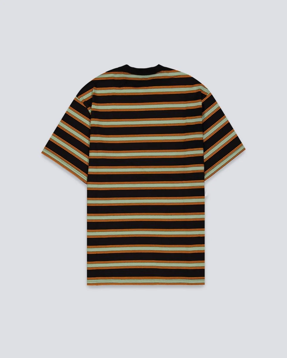 Camiseta Dickies York Stripe Negro Y Amarillo Unisex - Image 3