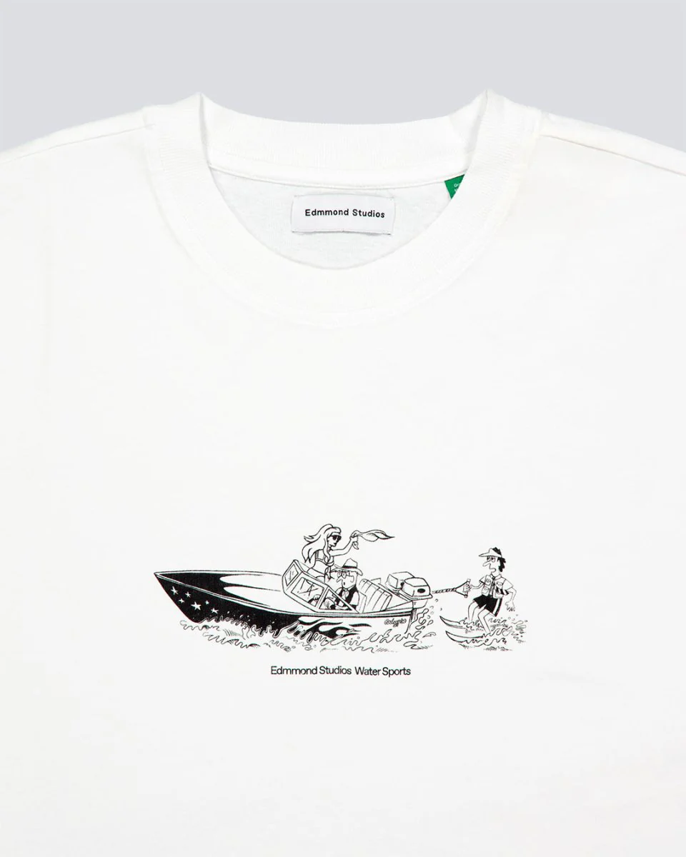 Camiseta Edmmond Studios Boxy Blanco Unisex - Image 3