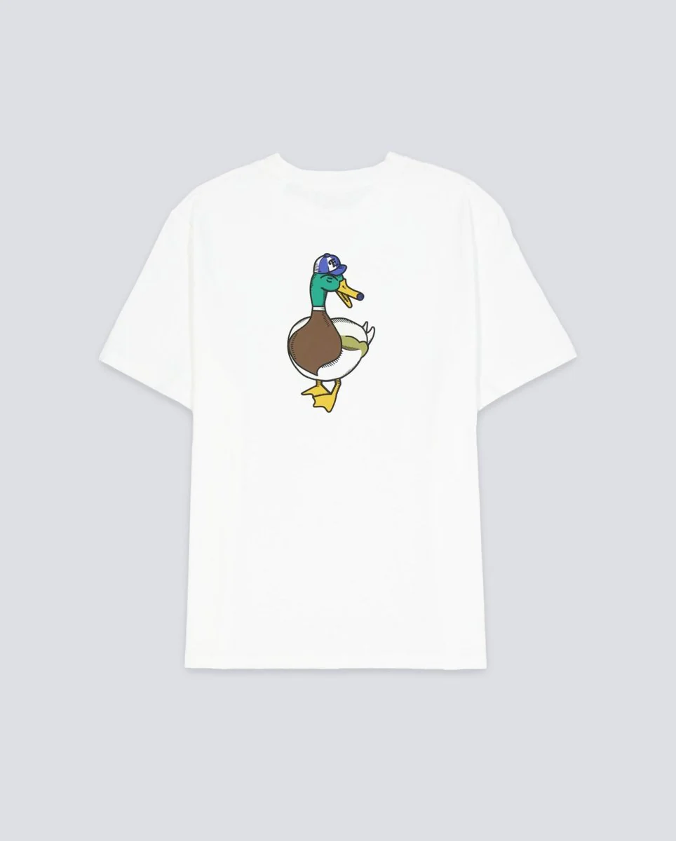 Camiseta Edmmond Studios Duck Recreation Blanco Unisex - Image 3