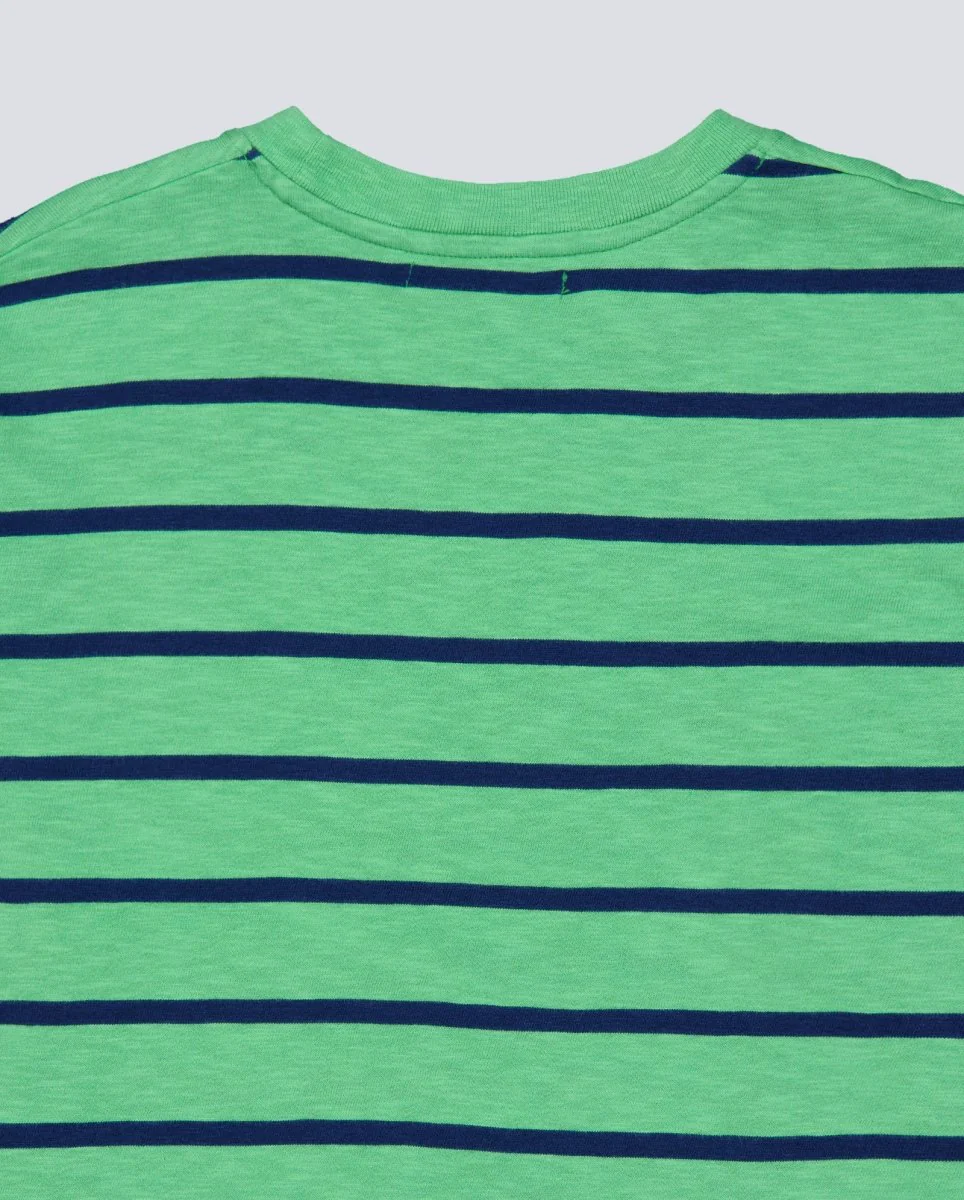 Camiseta Edmmond Studios Flame Stripes Verde Hombre - Image 4