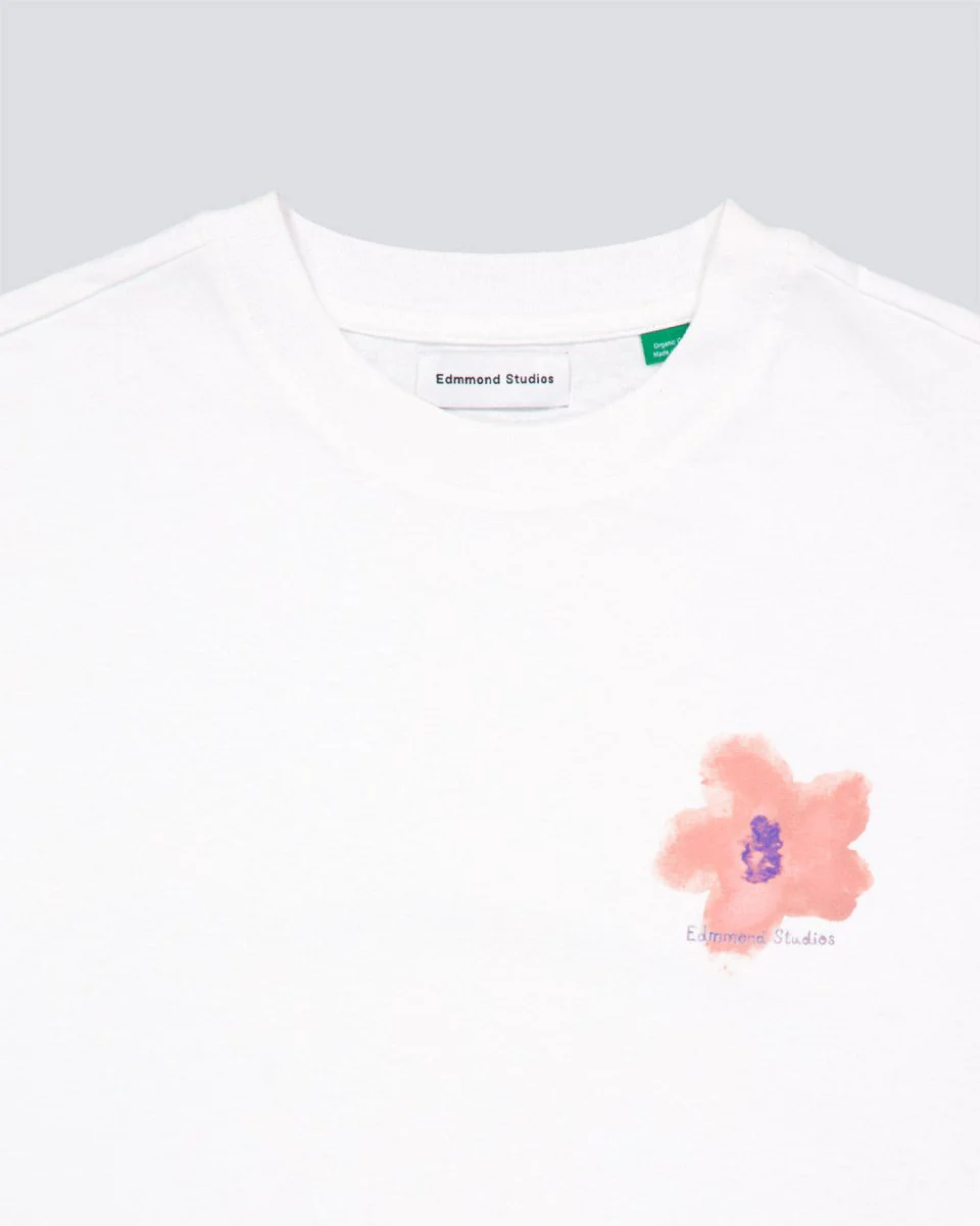 Camiseta Edmmond Studios Garden Blanco Hombre - Image 4